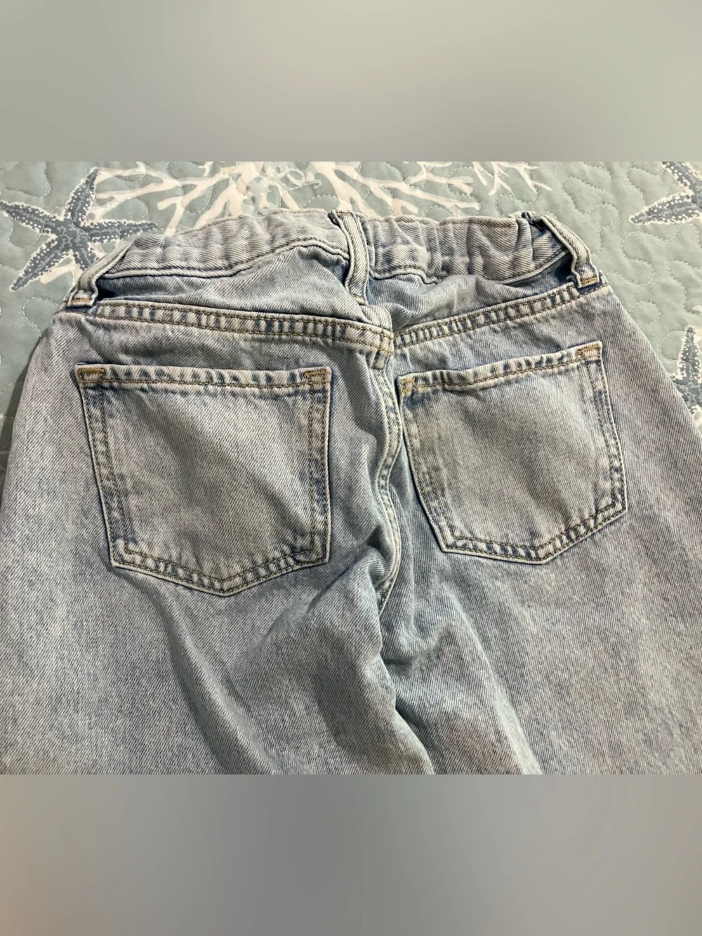 Old Navy kids size 8 Baggy wide leg jeans